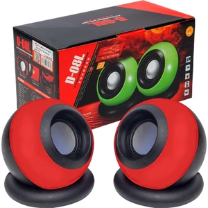 Magıcvoıce D-08L 1 + 1 USB Mini Oval Hoparlör ( 3W+3W*4 Ohm)