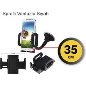 Telefon Tutucu 35CM Uzun Spral Vantuzlu