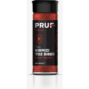 Toz Kırmızı Biber 40 Gr. Cam Şişe