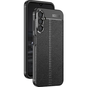 Samsung Galaxy A34 Deri Görünümlü Silikon Kılıf Voyo Kapak
