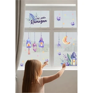 Neşeli Günlerim Hoş Geldin Ramazan Soft Duvar Sticker 35X100 cm