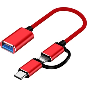 Flash Disk Için Kullanılan Type C Mikro Erkek USB Kadın Dönüştürücüsü Otg Adaptörü (Yurt Dışından)