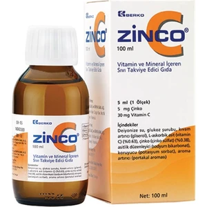 Zinco C 5 Mg Şurup 100 ml