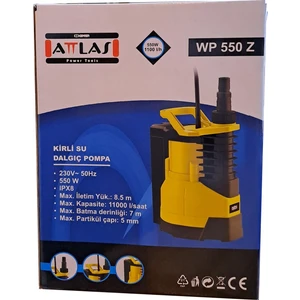 Kirli Su Dalgıç Pompa Wp 550 Z-A0801037