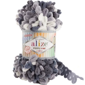 Puffy Fine Color El Örgü Ipi (5 Li Paket) - 5925