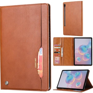 Zsunsky Shop Samsung Galaxy Tab S8+ X800 Için Cilt Deri Kılıfı Kahverengi (Yurt Dışından)