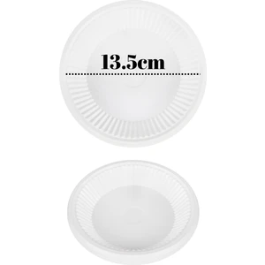 Plastik Tabak 100 Adet Küçük Boy