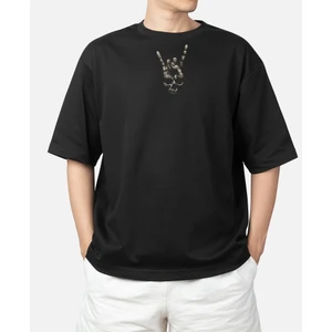 Weddey-S Oversize Metallica Hand Rock