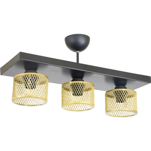 Üçlü Kafes Model Modern Plafonyer Avize