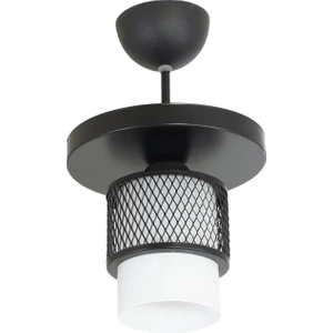 Üçlü Beyaz Cam Kafes Model Modern Plafonyer Avize