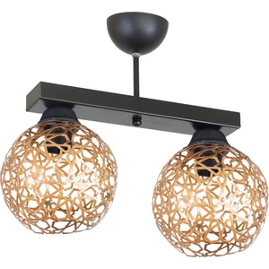 Selçuklu Top Motif Yıldız Ferforje Model Retro Rustik Plafonyer Avize