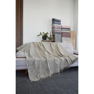 Mutlu Çeyiz Diva Pamuklu Çekyat Örtüsü 170X220 cm Gri Çift Taraflı Kullanım Koltuk Örtüsü | Koltuk Şalı