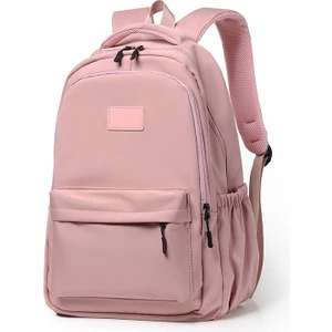Secak Satess Büyük Kapasiteli Çok Bölmeli Sırt Çantası - Pembe (Yurt Dışından)