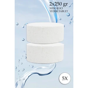 Saban nem Alıcılı ve Rutubet Giderici Yedek Tablet  2X250 gr Naturel 5'li Paket