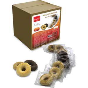 Karışık Mini Çay Kurabiyesi 1300 gr - (270 Adet) Tek Paketli