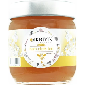 Dikbıyık Arı Ürünleri Ham Çiçek Balı 500 gr