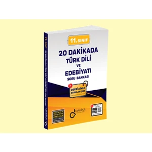 Dakika Yayınları 11. Sınıf 20 Dakikada Türk Dili ve Edebiyatı  So