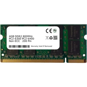 4gb 800 Mhz Ddr2 Cl6 Sodımm Tek Modul CNC Makine Ram Yükseltme 