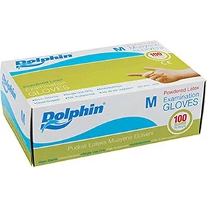 Pudralı Lateks Eldiven 100 Lü Paket (M)