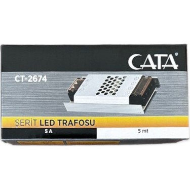 Cata 5A Süper Slim Şerit LED Trafosu 60W CT-2674 Fiyatı