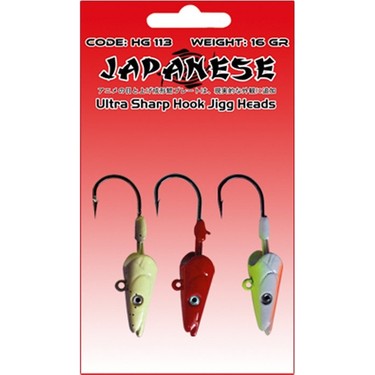 Japanese Jig Head Seti HG113 Japanese Jig Head Seti HG113 (3 Fiyatı