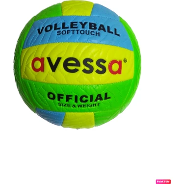 Avessa VLM-700 Makina Dikişli Soft Touch 280 gr Fosforlu Deri Voleybol Topu
