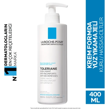 La Roche-Posay Toleriane 400 ml Kuru/Hassas Ciltler İçin Nemlendirici Krem
