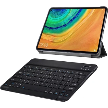 Microcase Huawei Matepad Pro 10.8 Inch Tablet 2in1 Set Delüx Leather Standlı Kılıf + Bluetooth