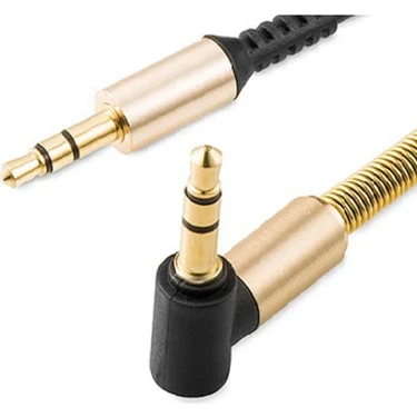 Mobio Aux Kablo 1 Metre L Tipi Metal