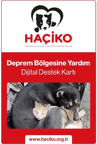 Haçiko Dijital Destek Kartı 50 TL