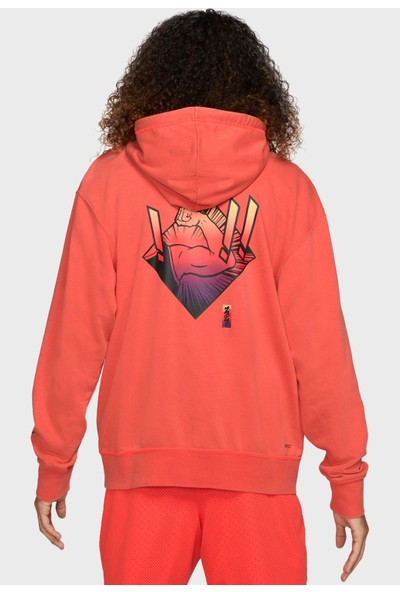 Nike Jordan Dri-Fıt Zion Performance Hoodie Erkek Sweatshirt DH0598-635