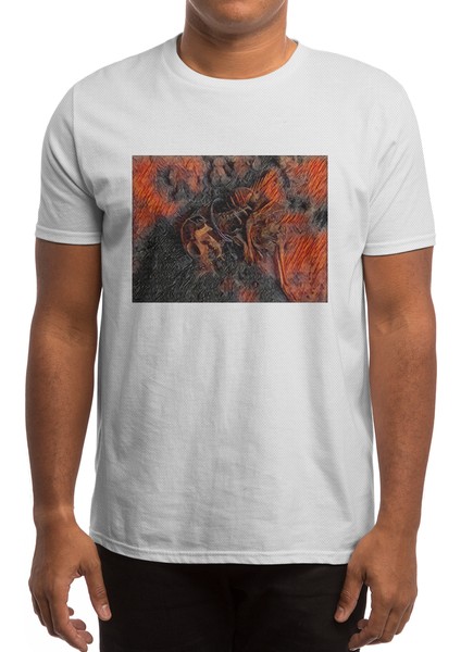 Lava Fossil Beyaz Spor Tişört