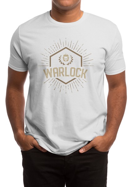 Warlock Character Class Tabletop Rpg Addict Beyaz Spor Tişört