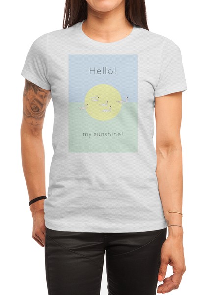 Hello! My Sunshine - Swan Lake Beyaz Spor Tişört