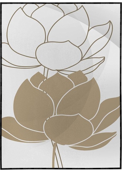 Çiçekler Modern Dekoratif Modern Poster P-000927