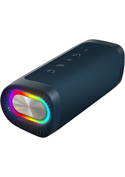 Rgb Hafif Ağır Bas Büyük Hacimli Dış Mekan Taşınabilir Kablosuz Bluetooth Hoparlör (Yurt Dışından)