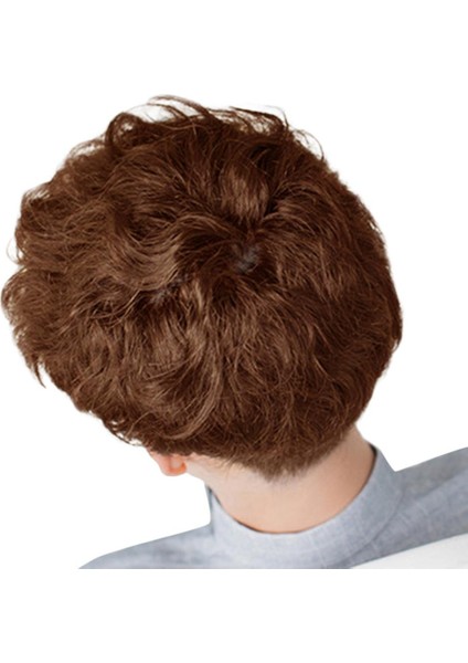 Erkekler Için Sentetik Kısa Erkek Erkek Kahverengi Siyah Yeni Peruk B (Yurt Dışından) fırsatları