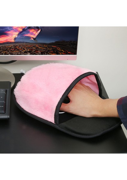 USB Isıtmalı Mouse Pad Mousepad Mat Oyun El Isıtıcı ile Bileklik Sıcak Kış Mouse Mat USB Bağlantı Noktası Fdh (Yurt Dışından)