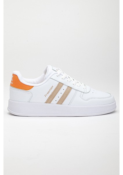Sneaker Spor Ayakkabı Beyaz Oranj indirimleri
