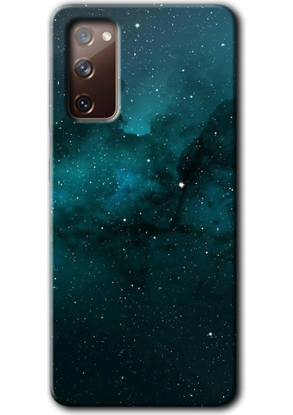 Samsung Galaxy S20 Fe Kılıf Baskılı Kapak - Yıldızlararası + 5d Tam Kaplayan Cam