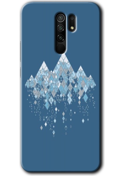Xiaomi Redmi 9 Kılıf Baskılı Arka Kapak - Iceberg +Tam Ekran Koruyucu