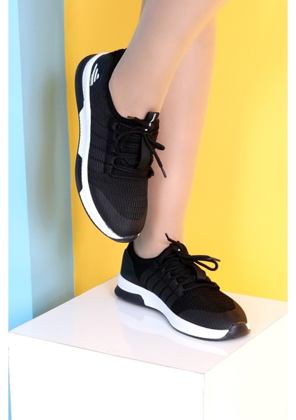 Siyah Beyaz Unisex Sneaker Spor Ayakkabı modelleri