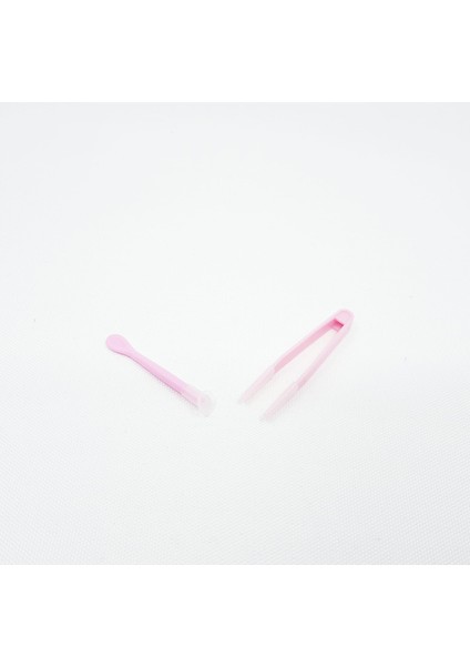 Kontakt Lens Vantuzu ve Lens Cımbızı Pembe