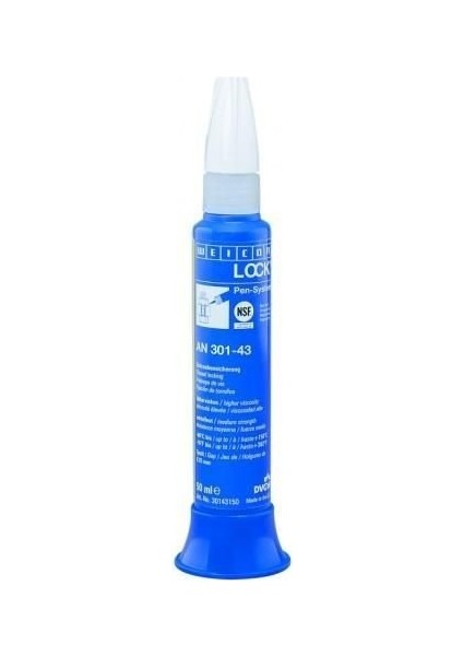 Weiconlock An 301-43 - Gıda Onaylı Mavi Cıvata Sabitleme Contası 200 ml