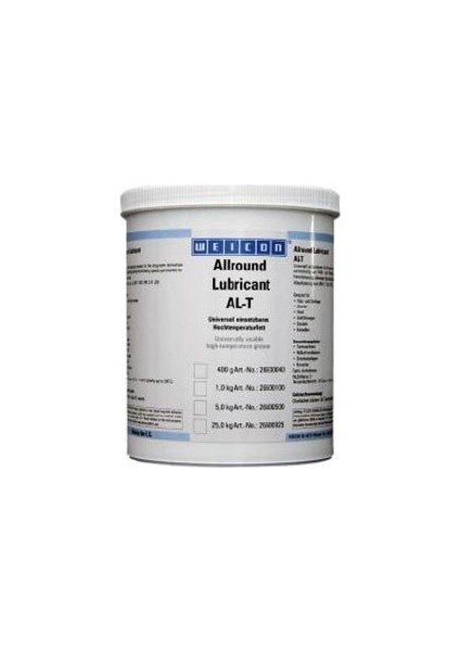 Al-T 5000 - Çok Yönlü Yüksek Isı Gresi - 5 kg