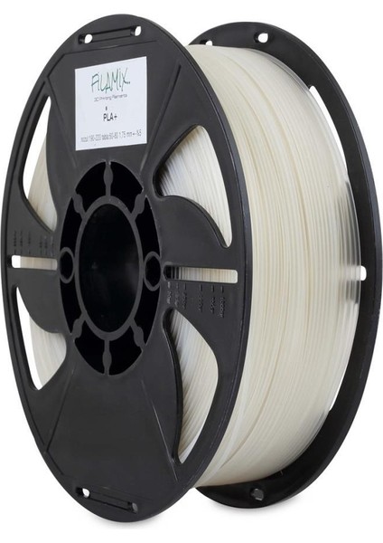 Pla + 1.75 mm Filament 1 kg Plus - Şeffaf