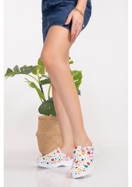 Mutluluk Desenli Klasik Bayan Ortopedik Sabo Terlik 101/201 Kalp fiyatları