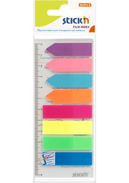 Stickn Film Index Post It - 8 Neon Renk