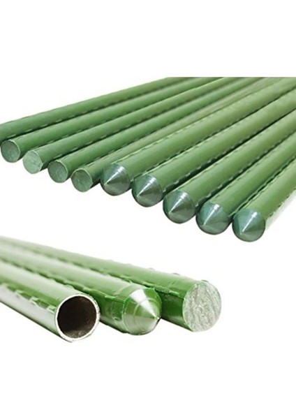 Bitki Destek Çubuğu Metal Üzeri Pvc Kaplı 8 mm 60 Cm 5'li