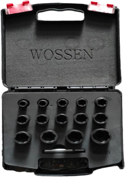 Snc Wossen 1/2" Twist Lokma Seti Tam 15 Parça Yerli